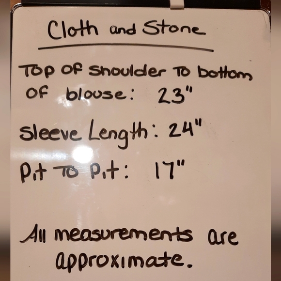 Cloth & Stone For Anthropology Gray Plaid Flannel Long Sleeve Blouse size XS - Picture 4 of 11